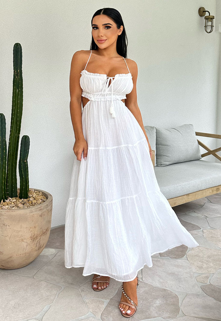 Florence Dress White Marttini By Lana