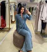 Beverly L/S Denim Jumpsuit