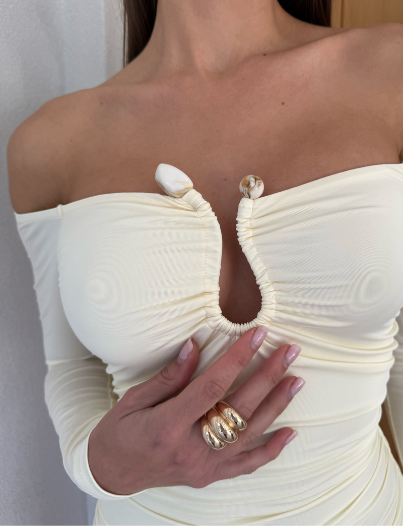 Paros Dress Yellow