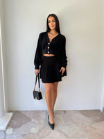 Fluffy Cardigan Black