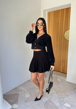 Fluffy Cardigan Black