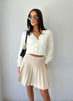 Fluffy Cardigan White