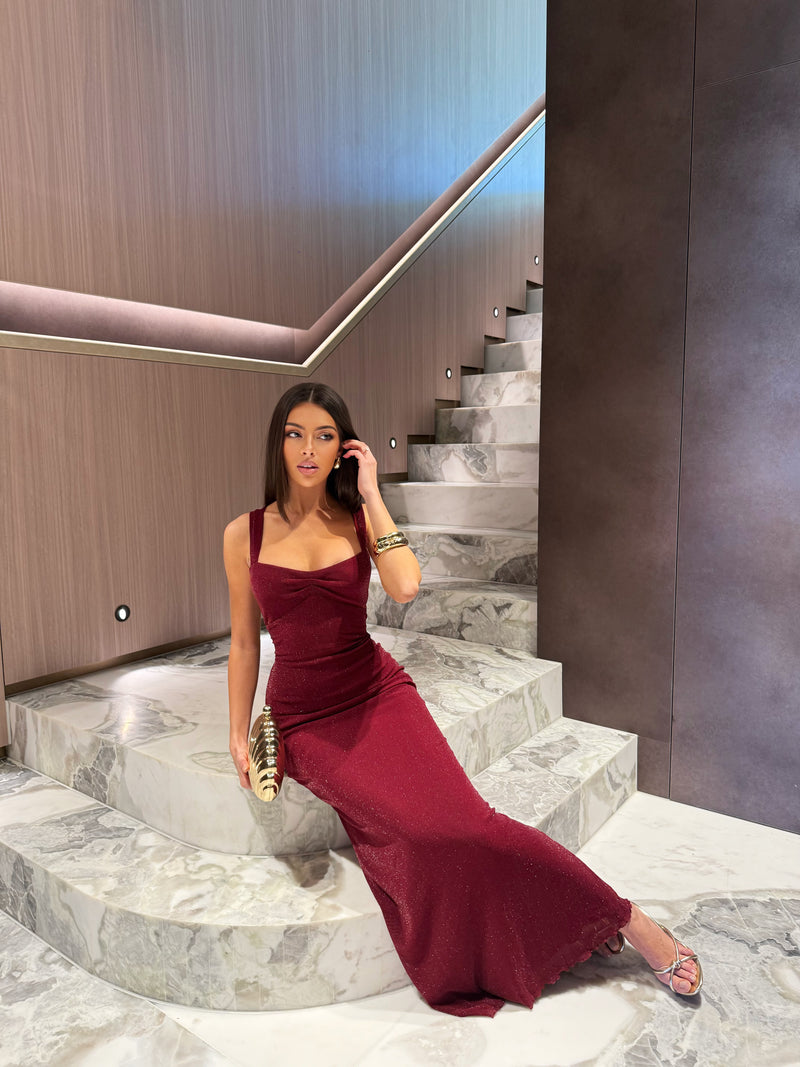 Goddess Dress Wine