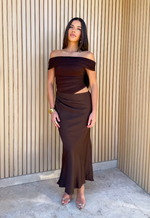 Catia Dress Brown