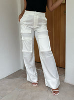 Myla Cargo Pants White
