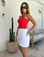 Montie Denim Skirt