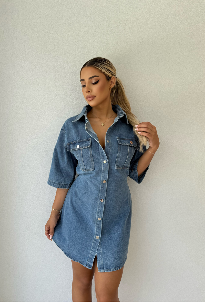 Penelope Denim Dress