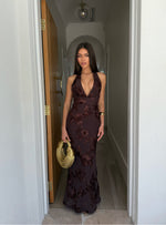 Evana Dress Brown