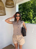 GiGi Denim Set Latte