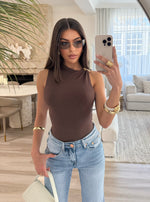 Tamara Bodysuit Espresso | MBL