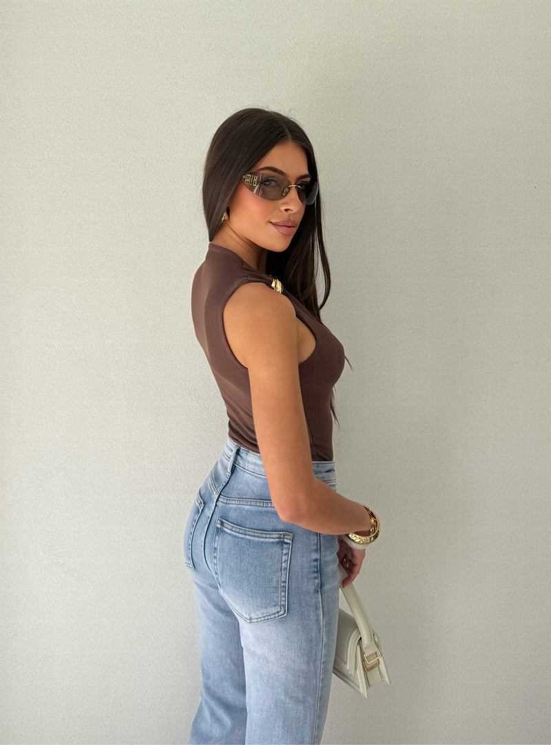 Tamara Bodysuit Espresso | MBL