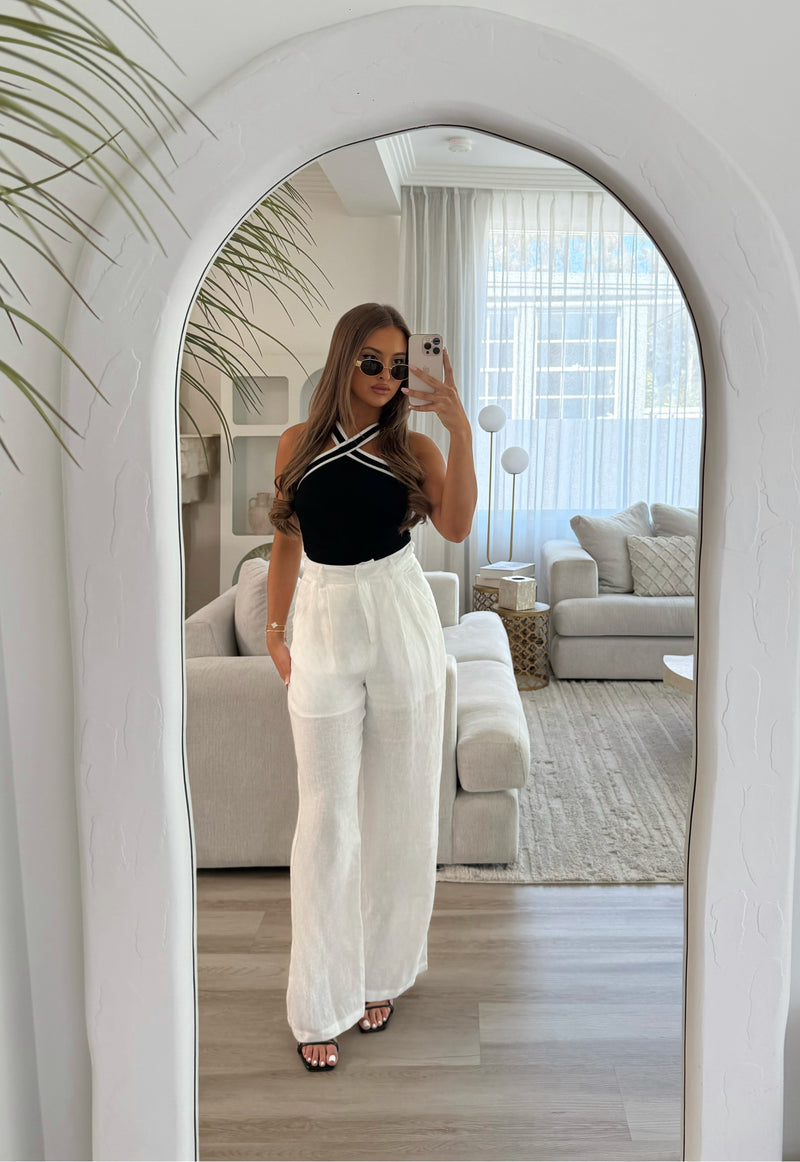 Adele Pants White