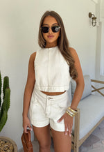 Willow Denim Set White