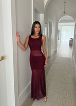 Gabriella Dress Wine