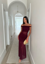 Gabriella Dress Wine