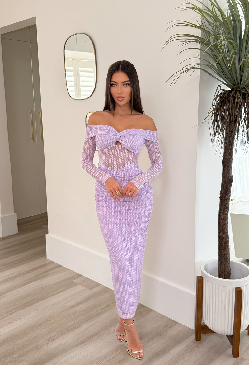 Madonna Dress Lilac