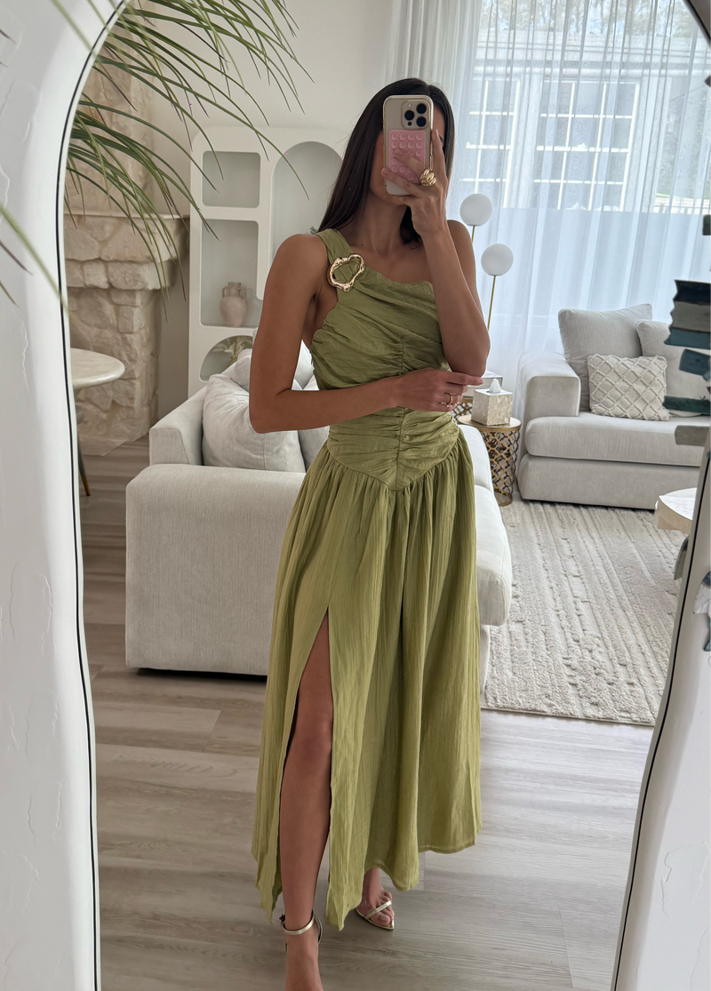 Aliya Dress Olive