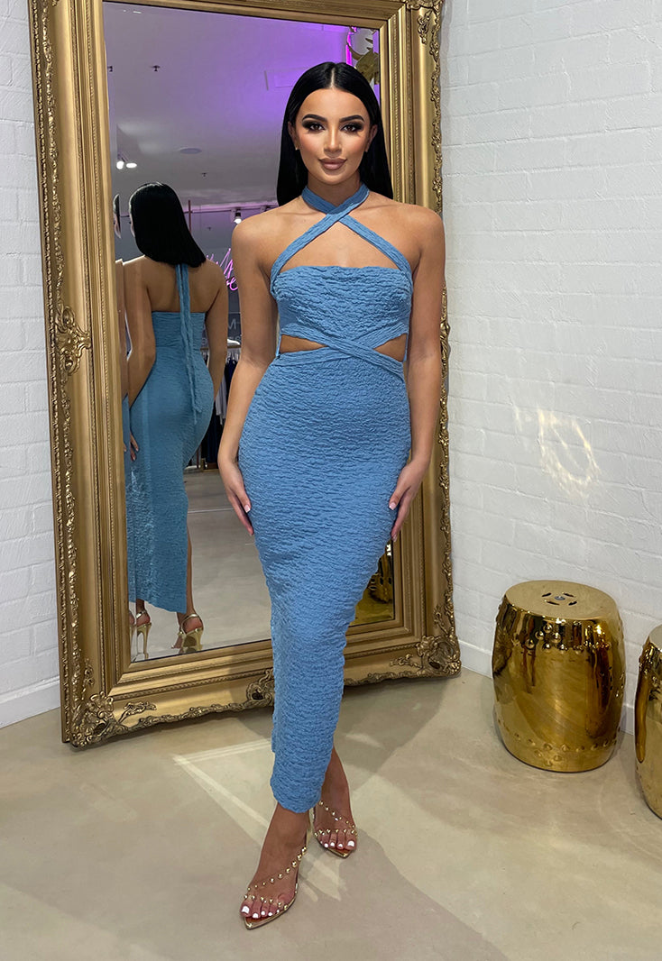 Michelle Dress Blue