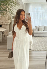 Daniella Dress White