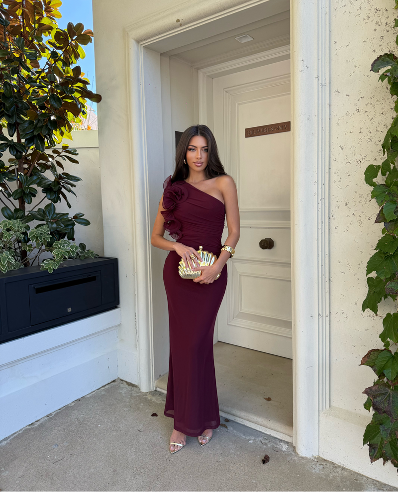 Sally Dress Wine Marttini By Lana Sally Dress Wine Marttini By Lana