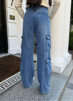 Street Cargo Jeans Dark Blue