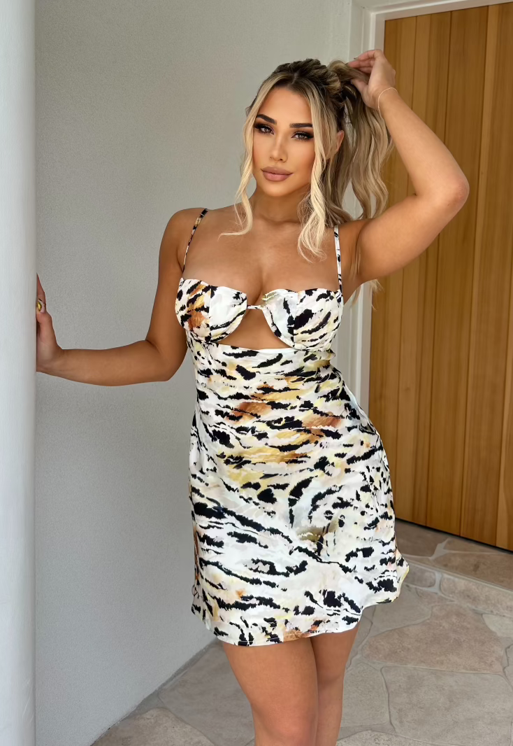 Safari Mini Dress