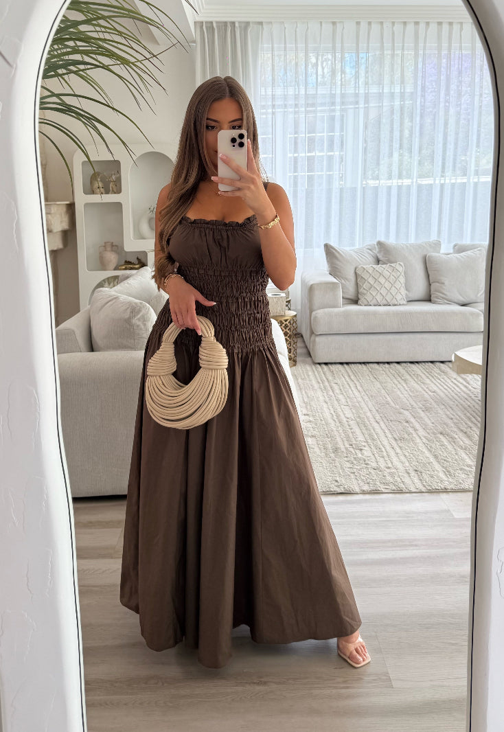 Michelle Dress Brown