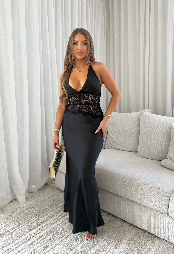 Dina Lace Dress Black