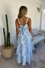 Amiee Dress Blue/White