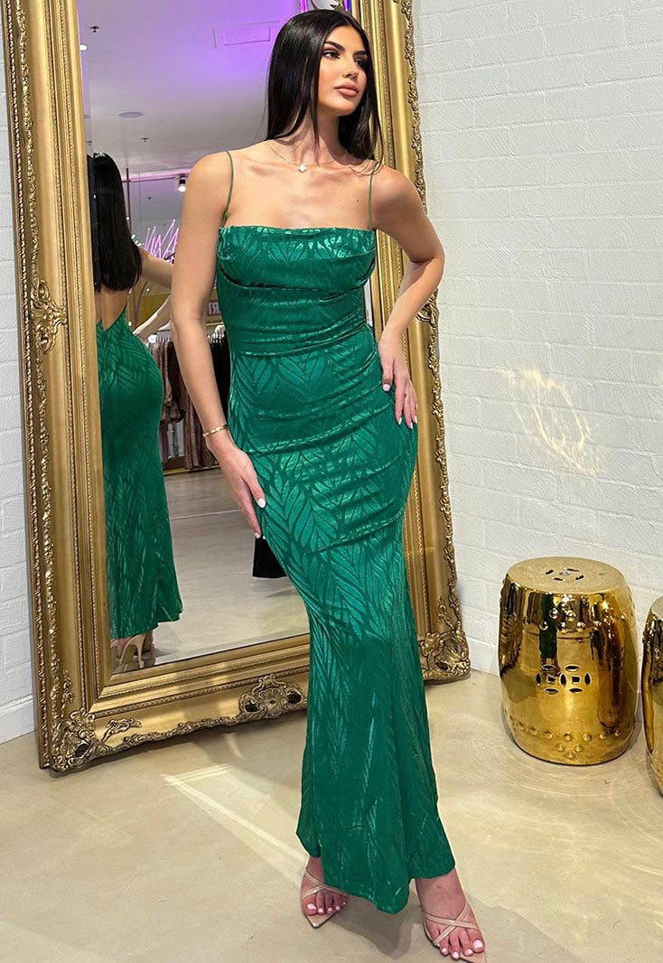 Jenna Dress Emerald