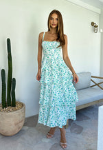 Amiee Dress Blue/Green