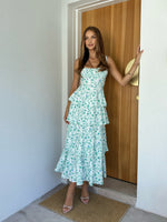 Amiee Dress Blue/Green