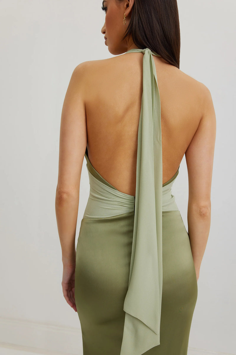 Sahara Dress Moss | Lexi