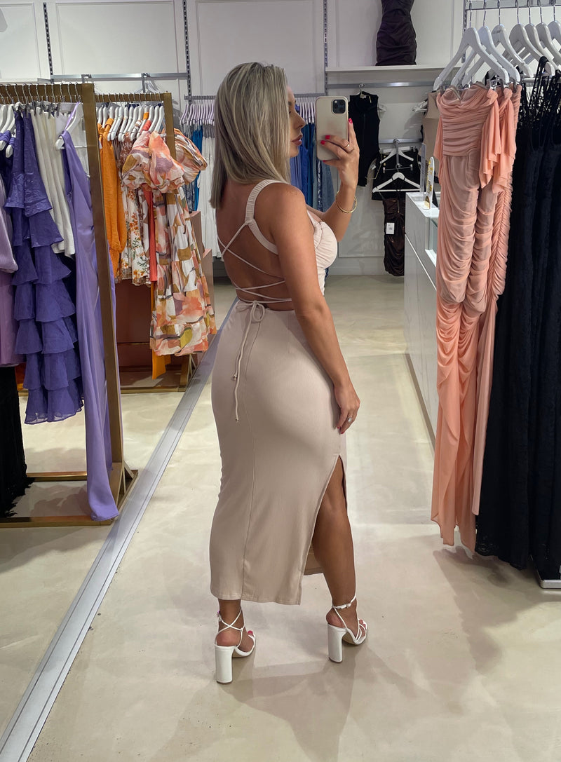 Capricorn Dress Nude