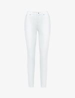 Faux Leather 5 Pocket Pants White